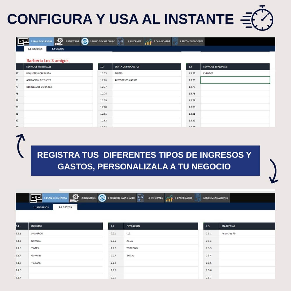 Plantilla Caja Maestra